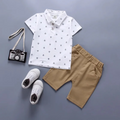 Conjunto Masculino Infantil Polo e Bermuda Social