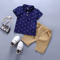 Conjunto Masculino Infantil Polo e Bermuda Social