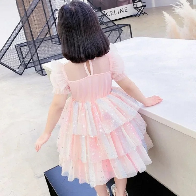 Vestido Princesa Infantil com Tule para Meninas