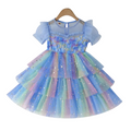 Vestido Princesa Infantil com Tule para Meninas