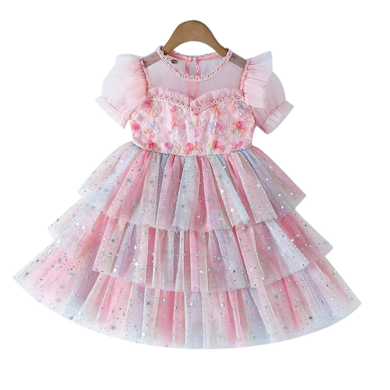 Vestido Princesa Infantil com Tule para Meninas